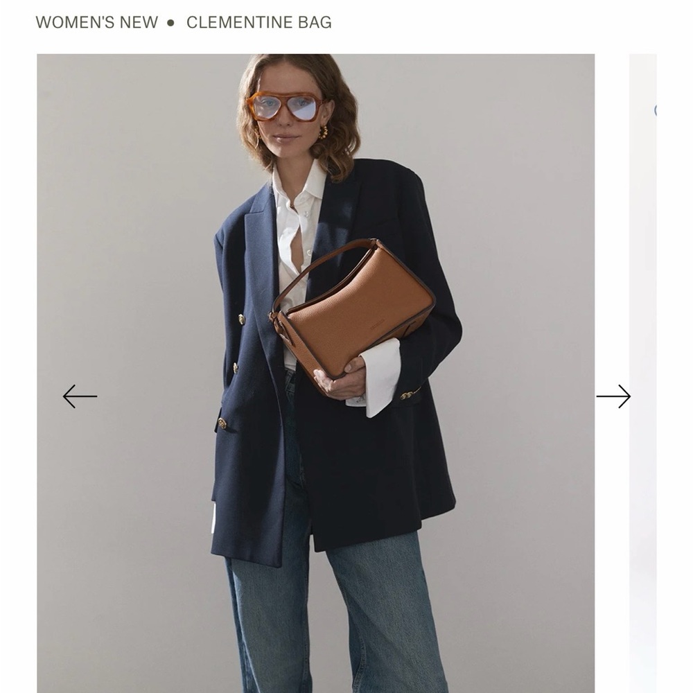The Horse Clementine tan Leather Shoulder Bag